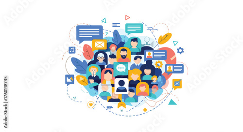 Connect with diverse communities through vibrant social media and communication platforms, build your brand with engaging conversations and digital outreach