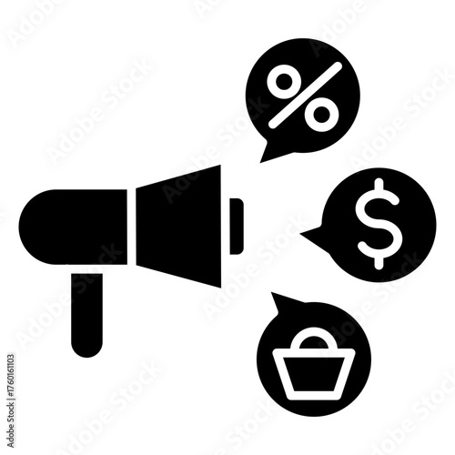 Promotions Glyph Icon