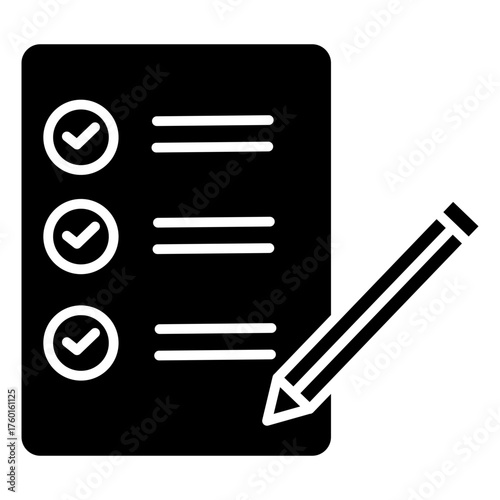 Order List Glyph Icon