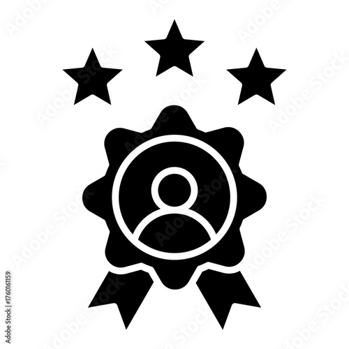 Loyalty Glyph Icon