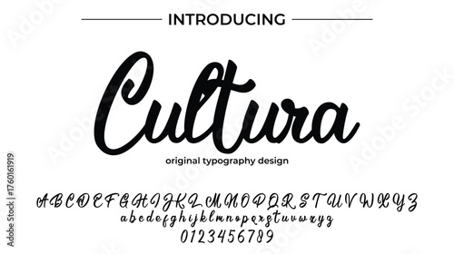 Cultura - Elegant Script Font for Smooth Handwritten Design and Creative Typography
