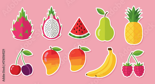 A vibrant collection of healthy and delicious exotic fruits for a refreshing summer treat.