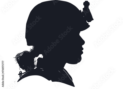 Soldier of a woman USA