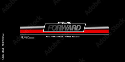 moving forward graphic art illustration