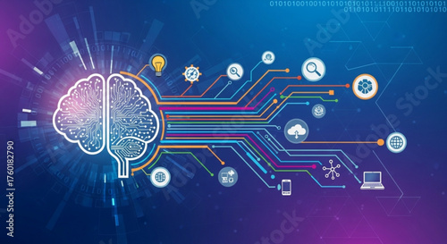 Bitcoin network concept with glowing nodes and connections, illustrating the decentralized and secure nature of cryptocurrency transactions and blockchain technology