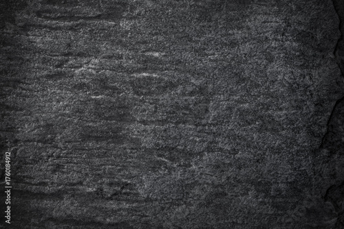 Black slate stone background dark texture