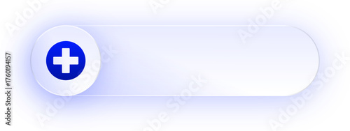 Glowing Add Plus Button