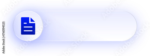 Glowing Document File Button