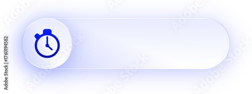 Glowing Stopwatch Timer Button