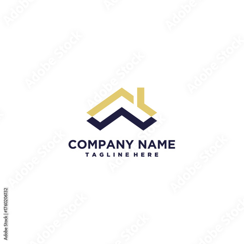 real estate logo design vector
