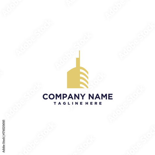 real estate logo design vector