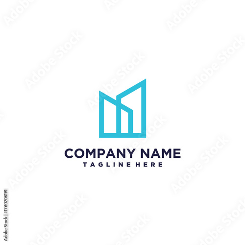 real estate logo design vector
