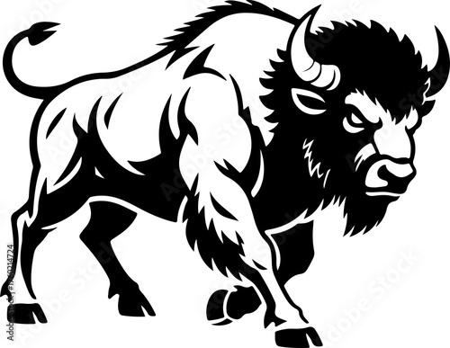 Wallpaper Mural Transparent Bison illustration PNG Torontodigital.ca