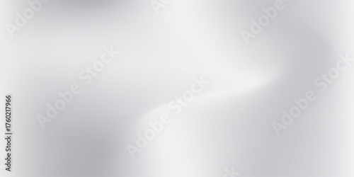 Silver foil background with metal mirror texture. Chrome gradient surface with light gloss. Modern Trendy design in Vector EPS 10