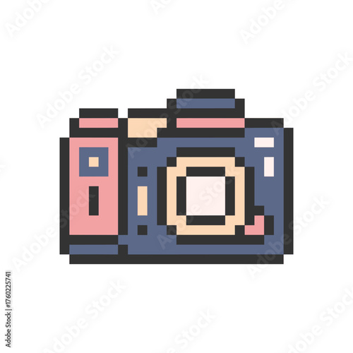 digital camera design pixel art
