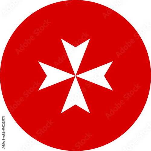 amazon Sovereign Military Order Of Malta flag illustrator national of round