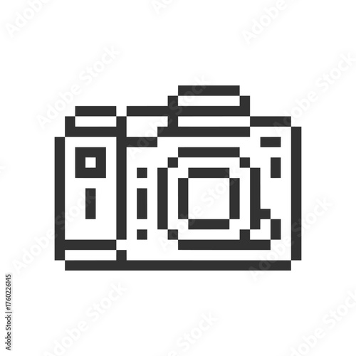 digital camera design pixel art