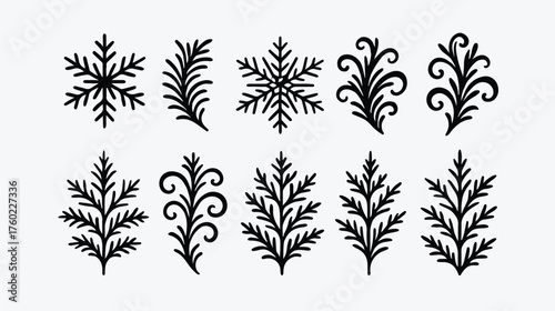 Frost vectors graphic design.