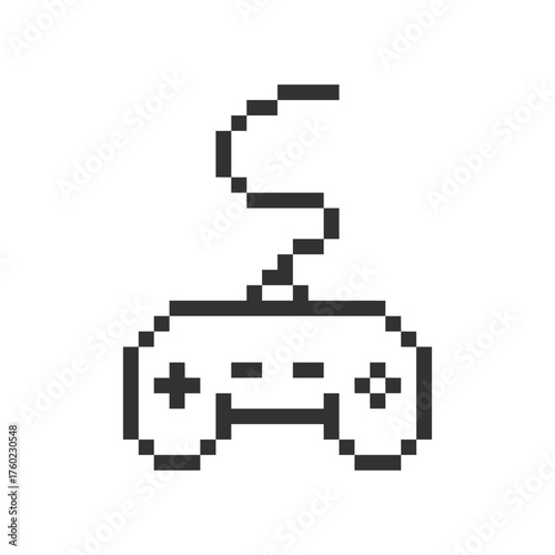 controller game retro pixel art