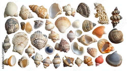 A bunch of seashells