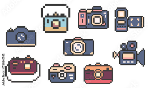 object bundle electronics pixel art