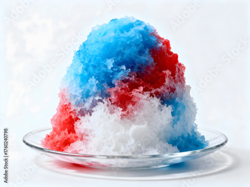 snow shaved slushy ice 