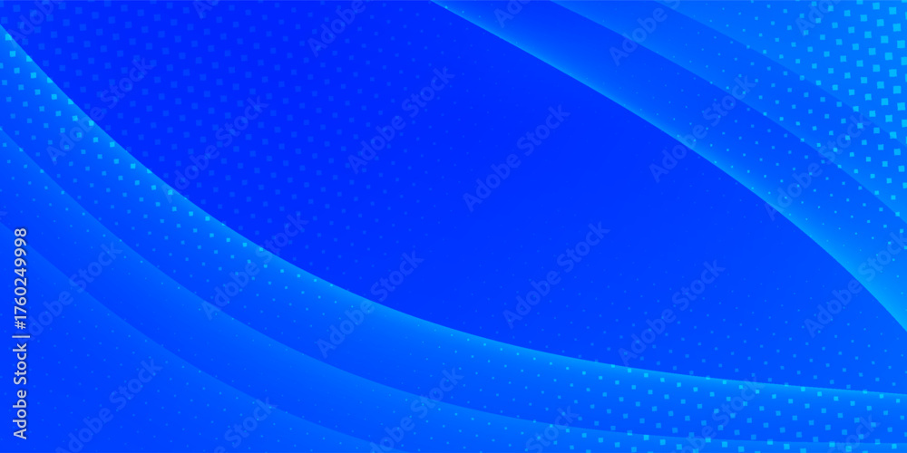 Obraz premium Abstract blue geometric banner background. Can be used for posters, banners, web pages, headers, covers
