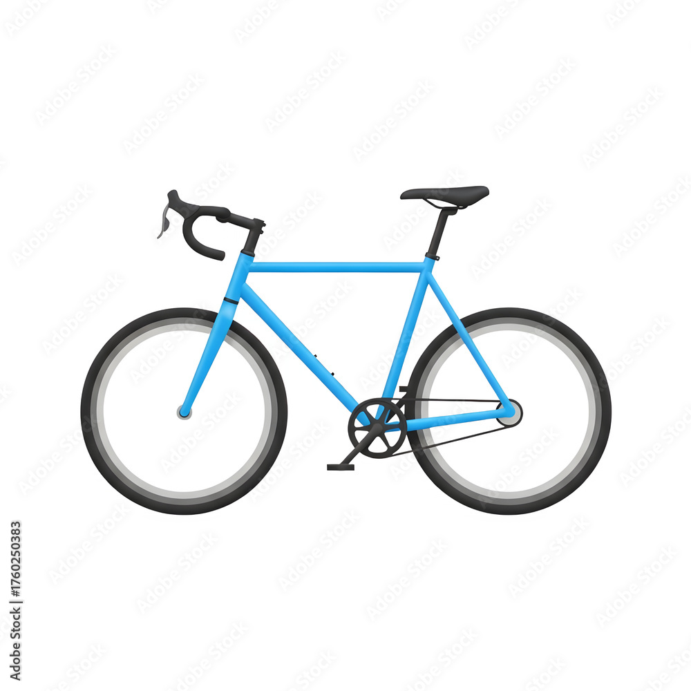 Fototapeta premium Pixie Bike in Sky Blue