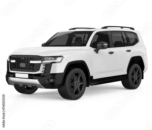 SUV Car Isolated