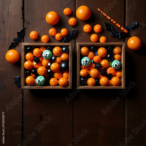 christmas balls on a white background
