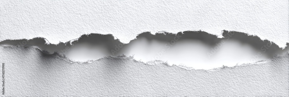 Obraz premium Ripped white paper texture