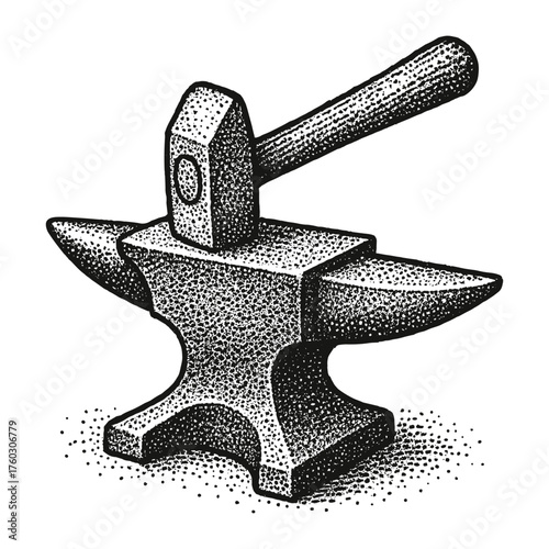 Anvil Vintage Illustration