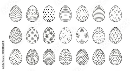 Easter Eggs Decorative Pattern Vector Illustration for Seasonal Celebrations