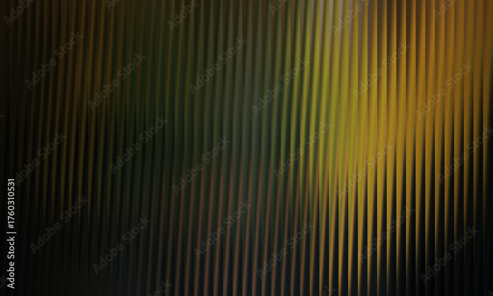 Obraz premium Abstract textured background with vertical ribbed pattern and subtle green and yellow hues, creating a sense of depth and movement