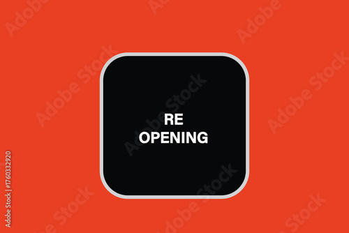 Print button ,web template re opening, banner label, vector symbol 


