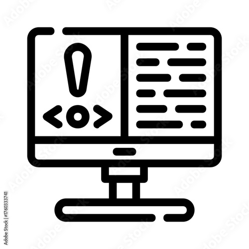 Coding error message on computer screen suitable for tech blogs, software debugging articles, developer presentations, and coding tutorials.
