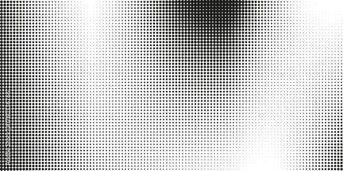 Abstract monochrome grunge halftone pattern. Soft dotted stains and splashes. Vector illustration with dots. eps10