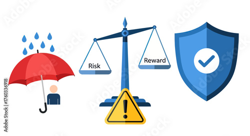 Conceptual Illustration of Risk Reward and Protection Elements.