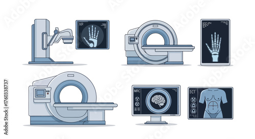 Medical Imaging Equipment and Diagnostic Scans Collection.