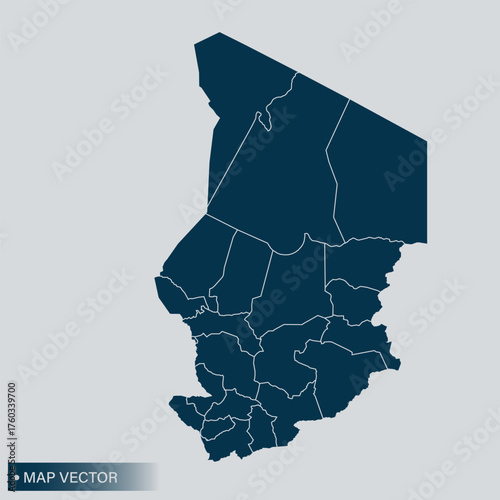 Chad map