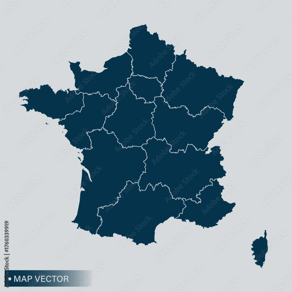 Fototapeta premium France map