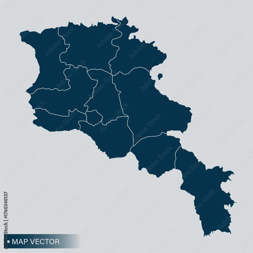 Obraz premium Armenia map