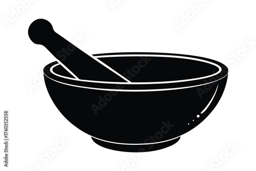 Mortar and pestle grinding tool for herbs and spices