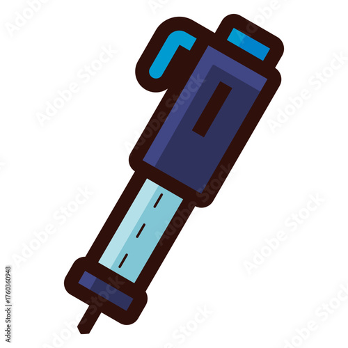 insulin pen icon illustration