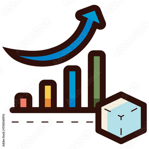 increase sugar intake icon illustration