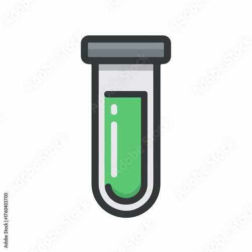 Science Lab Test Tube Icon Design