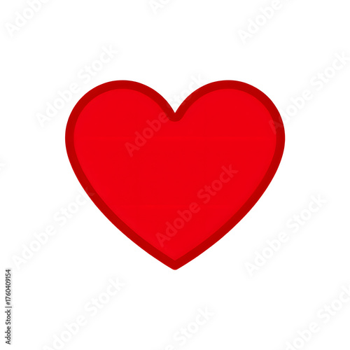 Simple Red Heart Vector Graphic: A Symbol of Love and Affection in Clean and Minimalist Design on Plain Background Free Download Simple Red Heart Vector Graphic: A Symbol of Love and Affection in Clean and Minimalist Design on Plain Background - GFXLoad