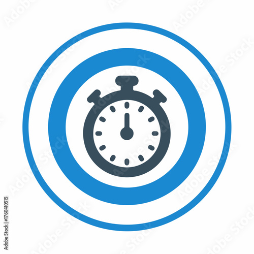 Elegant Timer Icon Design Element