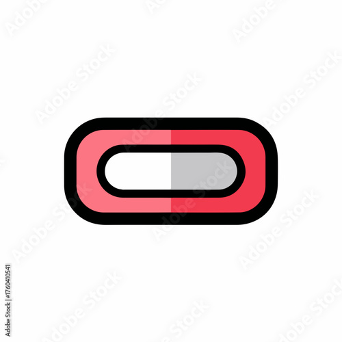 Minimalist Toggle Off Icon Design