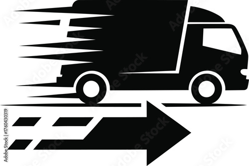 Fast Delivery and Shipping Icon